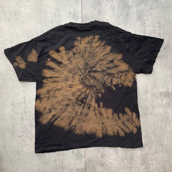 Chemistry Brand Black Bleach Tie Dye Positive Energy T-Shirt Men's Size XL EUC - Picture 4 of 6